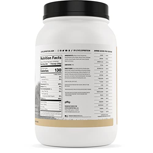 Levels 100% Grass Fed Whey Protein Concentrate