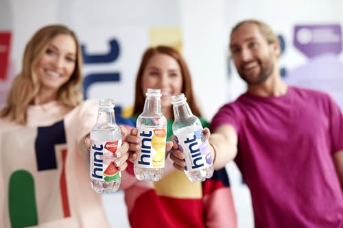 Hint Fruit Infused Water, Variety Pack, Cherry, Watermelon, Pineapple, Blackberry, 16 oz (12 Pack)