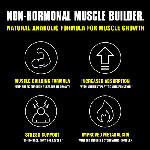 Universal Nutrition Animal M-Stak Non-Hormonal All Natural Anabolic Gainer Supplement, 21 Count