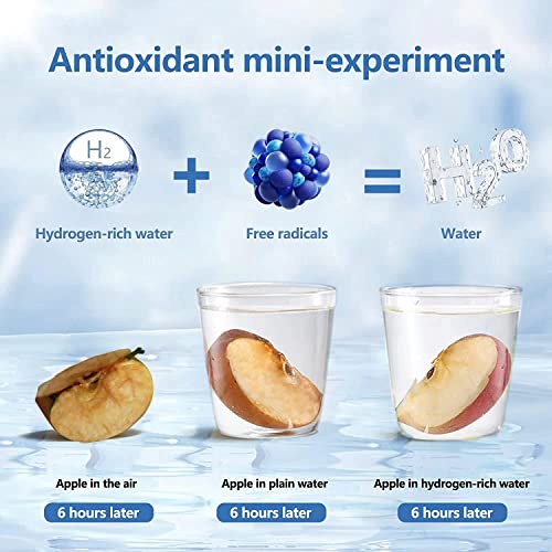 Portable Hydrogen Water Bottle Ionizer Generator for Home Travel
