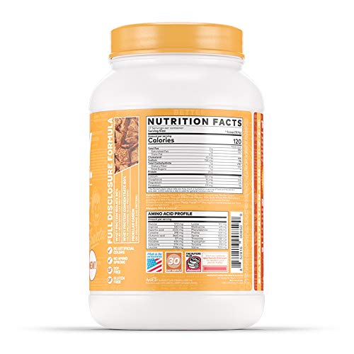 Spartan Whey Protein Powder, Cinna Crunch, 2lb