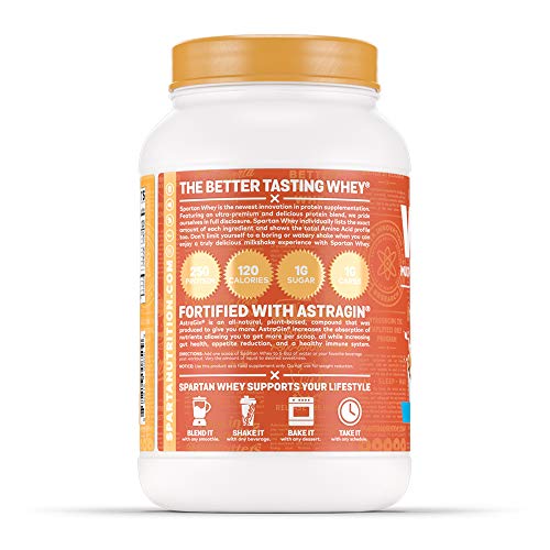 Spartan Whey Protein Powder, Cinna Crunch, 2lb