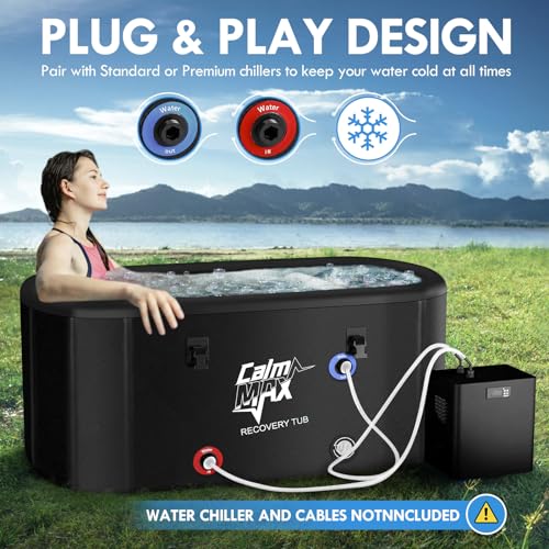 XL CalmMax Inflatable Cold Plunge Tub for Athletes