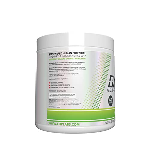 EHPlabs OxyShred Non Stimulant Thermogenic Pre Workout Powder & Shredding Supplement - Pre Workout Powder with L Glutamine & Acetyl L Carnitine, Energy Boost Drink - Honeydew Melon, 60 Servings