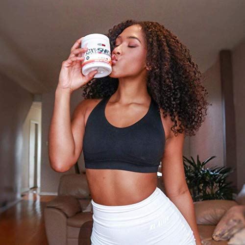 EHPlabs OxyShred Non Stimulant Thermogenic Pre Workout Powder & Shredding Supplement - Pre Workout Powder with L Glutamine & Acetyl L Carnitine, Energy Boost Drink - Peach, 60 Servings