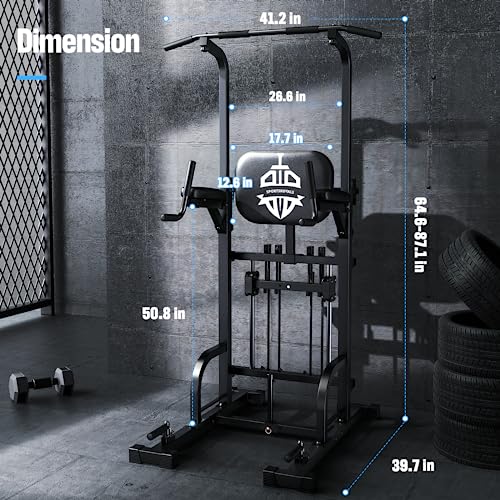 Sportsroyals Power Tower - Home Gym Strength Trainer