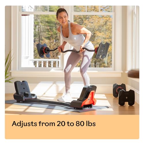 BowFlex 2080 Barbell & Curl Bar Set for Fitness