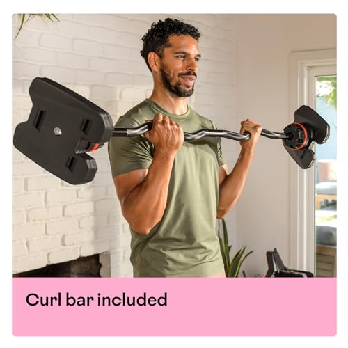 BowFlex 2080 Barbell & Curl Bar Set for Fitness