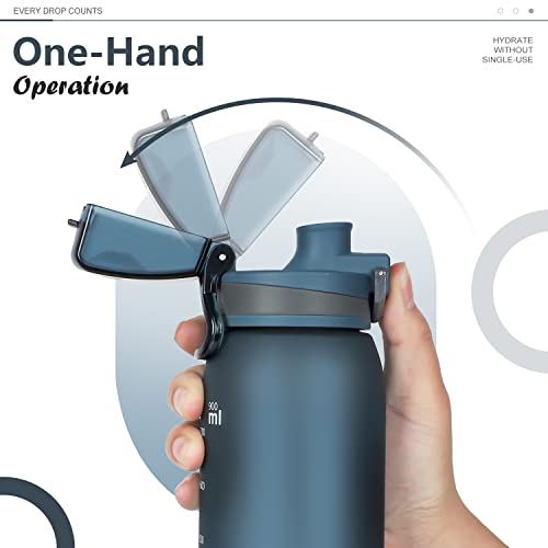 Opard 30oz Sports Water Bottle BPA Free Tritan