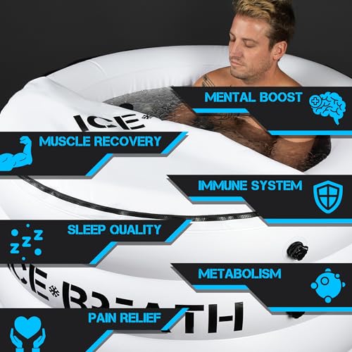 ICEBREATH - Portable Ice Bath Tub for Athletes (105 gallons)