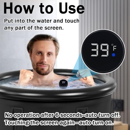 Floating Ice Bath Thermometer with Digital Display