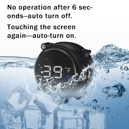Floating Ice Bath Thermometer with Digital Display