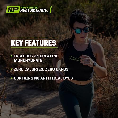 MusclePharm Assault Sport Pre-Workout Powder with High-Dose Energy, Focus, Strength, and Endurance with Creatine, Taurine, and Caffeine, Watermelon, Energy Drink Powder, Pre-Workout Power, 30 Servings