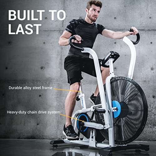 XTERRA Fitness AIR650 Pro Air Bike: Heavy Duty, Adjustable Seat