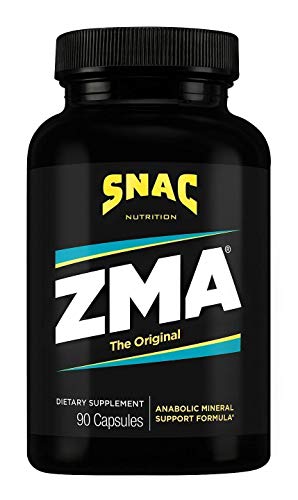 SNAC ZMA The Original Recovery and Sleep Supplement that Supports a Healthy Immune System, 90 Capsules