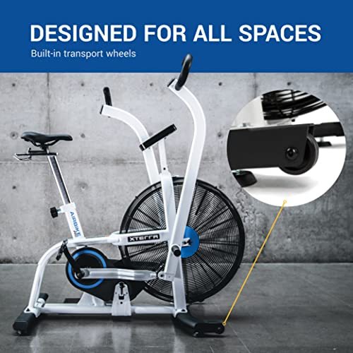 XTERRA Fitness AIR650 Pro Air Bike: Heavy Duty, Adjustable Seat