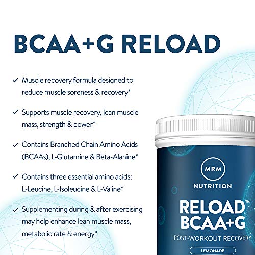 MRM BCAA+G RELOAD Lemon 840g - 60 Servings