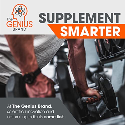 Genius Fat Burner - Thermogenic Weight Loss & Nootropic Focus Supplement - Natural Metabolism & Energy Booster for Men & Women | Thyroid Support and Appetite Suppressant w/ Gymnema Sylvestre, 60 Pills