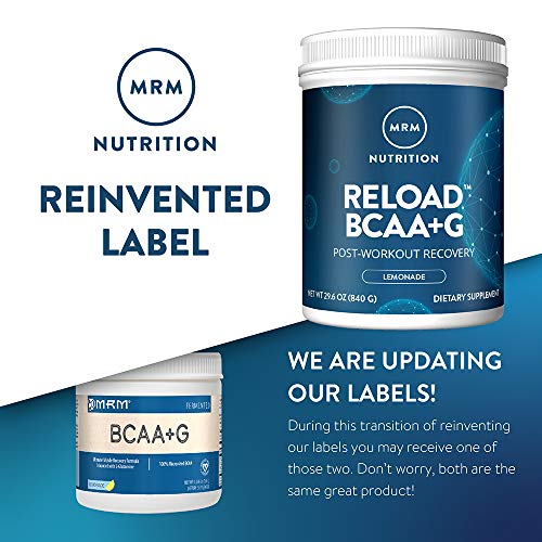 MRM BCAA+G RELOAD Lemon 840g - 60 Servings