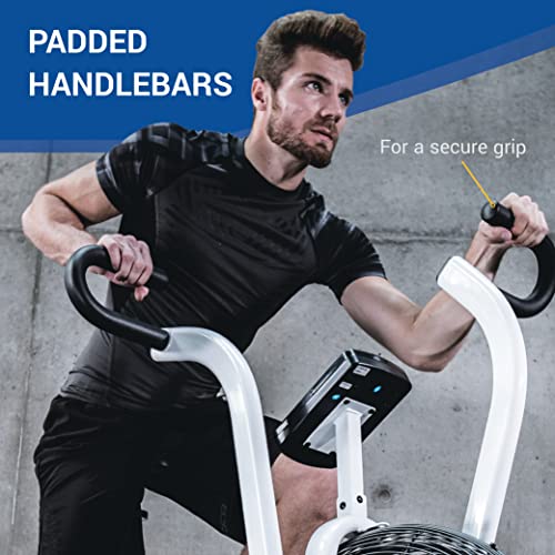 XTERRA Fitness AIR650 Pro Air Bike: Heavy Duty, Adjustable Seat