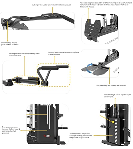 MiM Hercules Ex Commercial Smith Machine & Trainer
