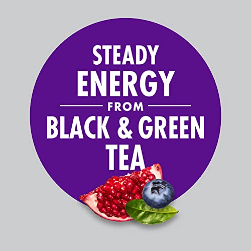 V8 +ENERGY Pomegranate Blueberry, Orange Pineapple, Peach Mango And Black Cherry Energy Drink Variety Pack, Made With Real Vegetable And Fruit Juices, 8 Ounce Can (Pack of 24)