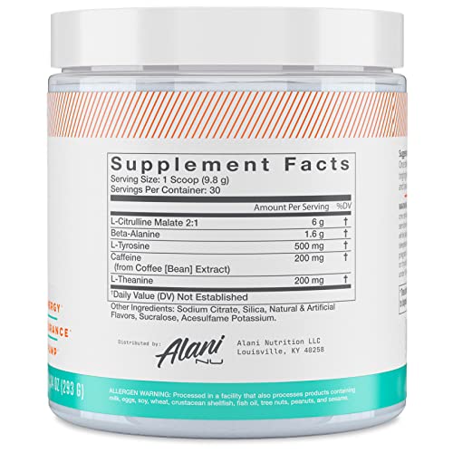 Alani Nu Workout Supplement - Energy, Endurance, Pump