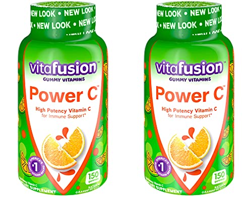 VF Power C Gummy Vitamins for Adults, 2 Pack (150-Count)