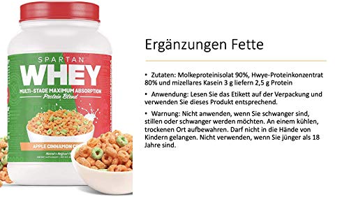 Spartan Whey Protein Powder - Apple Cinnamon Cereal
