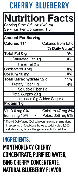 CHERRiSH 100% Tart Cherry Juice (Cherry Variety, 12 Pack)