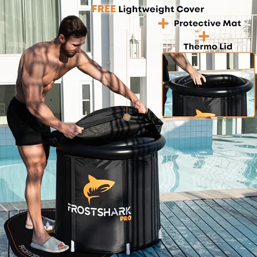 FROSTSHARK Portable Ice Bath with Insulated Mat