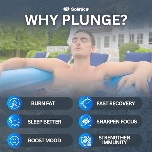 SOLSTICE Original Inflatable Ice Bath Tub - 100 Gallon