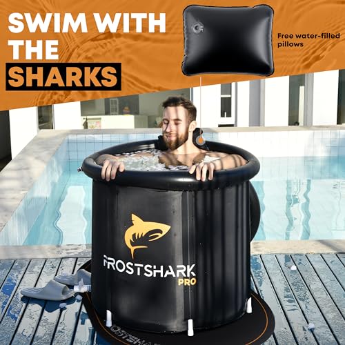FROSTSHARK Portable Ice Bath with Insulated Mat