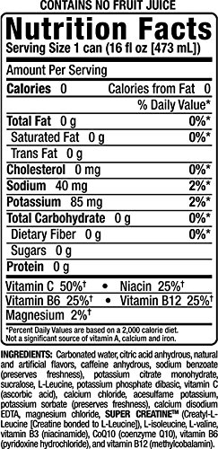 Bang Purple Guava Pear Energy Drink, 0 Calories, Sugar Free with Super Creatine, 16 Fl Oz (Pack of 12)