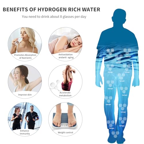 Portable Rechargeable Hydrogen Water Bottle for Fitness enthusiasts