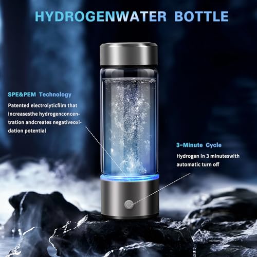 Portable Rechargeable Hydrogen Water Bottle for Fitness enthusiasts