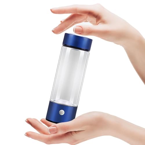 Blue Hydrogen Water Bottle for Health on-the-go