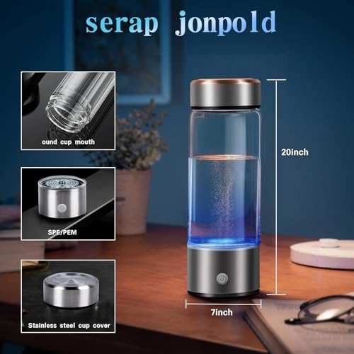 Portable Rechargeable Hydrogen Water Bottle for Fitness enthusiasts