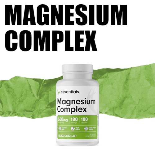 Bucked Up Magnesium Complex 500mg - 180 Capsules