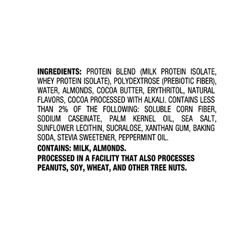 Quest Nutrition Protein Bar, Mint Chocolate Chunk, 20g Protein, 4g Net Carbs, 200 Cals, High Protein Bars, Low Carb Bars, Gluten Free, Soy Free, 2.1 oz Bar, 12 Count
