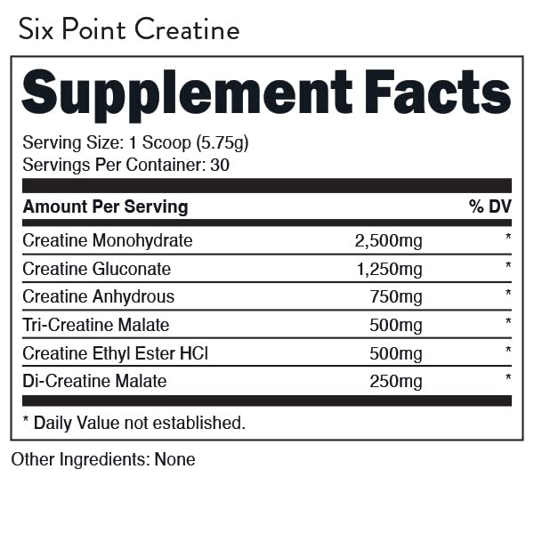 Bucked Up Six Point Creatineâ¢ Six Types of Creatine - for Men and Women