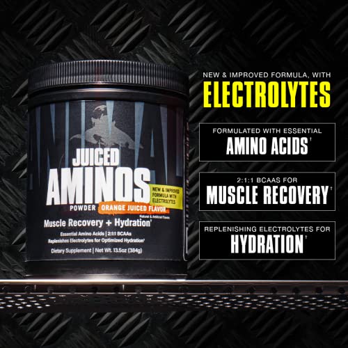 Animal Juiced Aminos - 6g BCAA/EAA Matrix Plus 4g Amino Acid Blend for Recovery and Improved Performance - Grape- 30 Servings