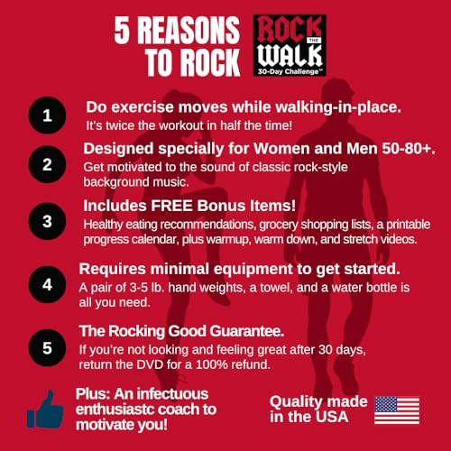 Rock the Walk: 30-Day Senior Walking Challenge DVD