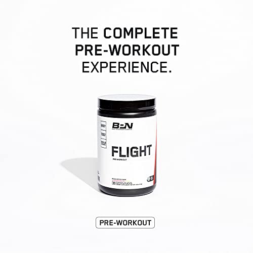 BARE PERFORMANCE NUTRITION, BPN Flight Pre Workout, Green Apple, Energy, Focus & Endurance Without The Crash, Formulated with Caffeine Anhydrous, DiCaffeine Malate, N-Acetyl Tyrosine, 30 Servings