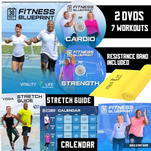 Beginner and Senior Fitness Bundle: 30-Day Plan & Gear
