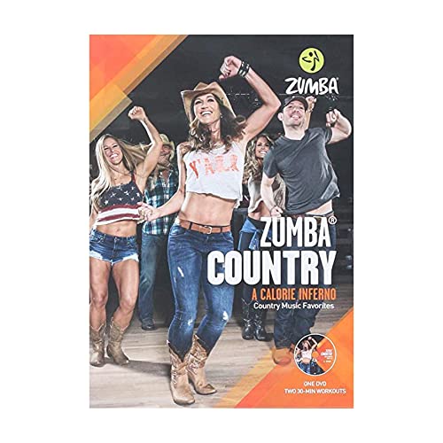 Zumba Country Dance-Fitness DVD, Beginner and Experienced Workout