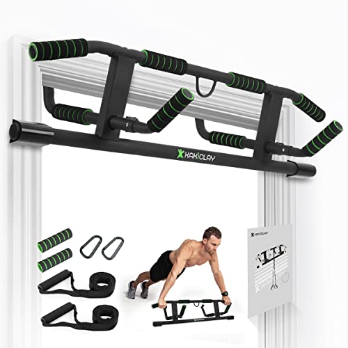 2024 Upgrade Multi-Grip Pull Up Bar with Smart Hooks