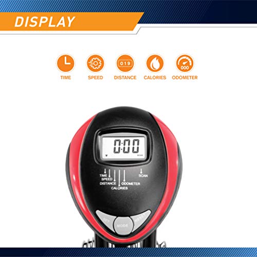 Red and Black Marcy Air Resistance Fan Exercise Bike