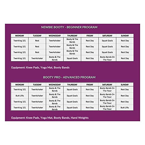 Booty Toning & Twerk Dance Workouts DVD for Women