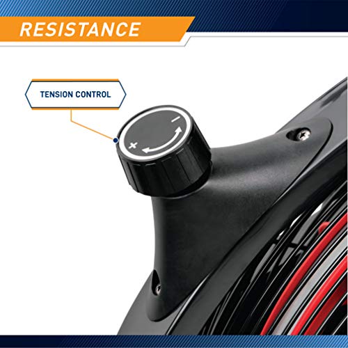 Red and Black Marcy Air Resistance Fan Exercise Bike
